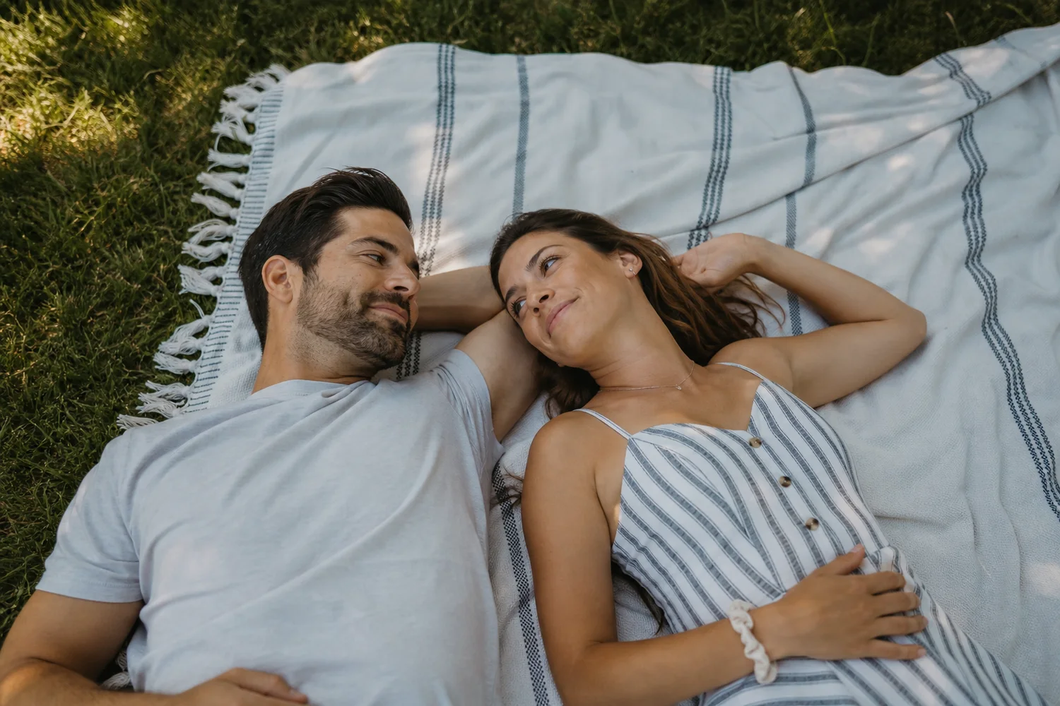 Backyard Blanket Reset date-night setting.