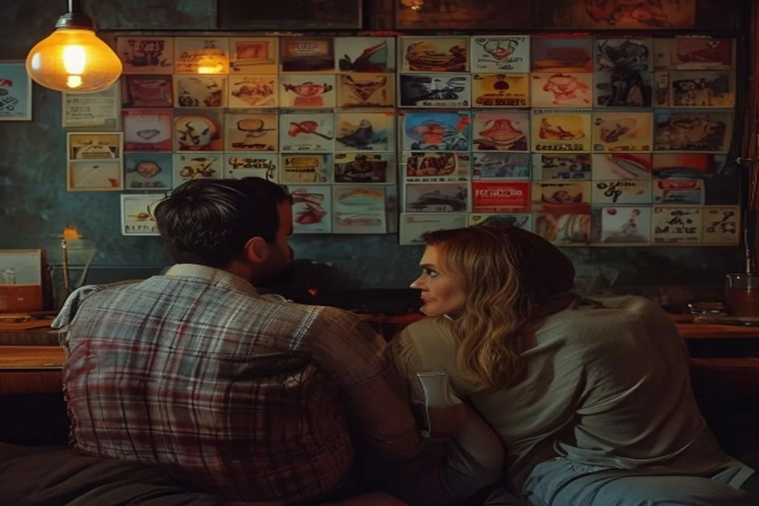 Bad Movie Bingo date-night setting.