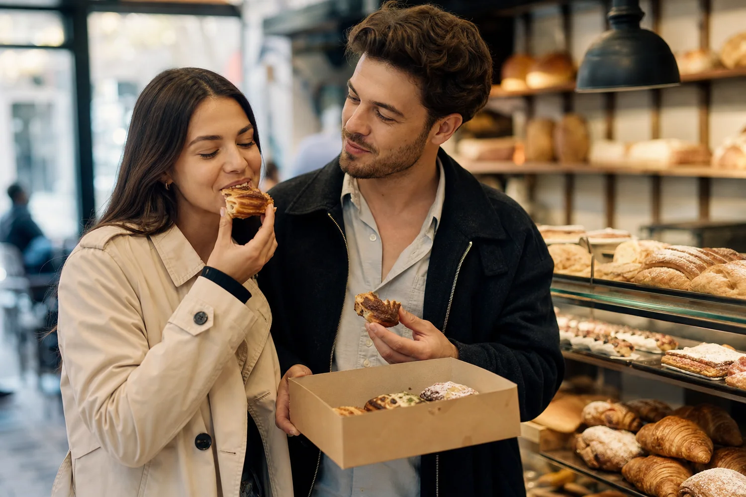 Bakery Crawl for Two date-night setting.