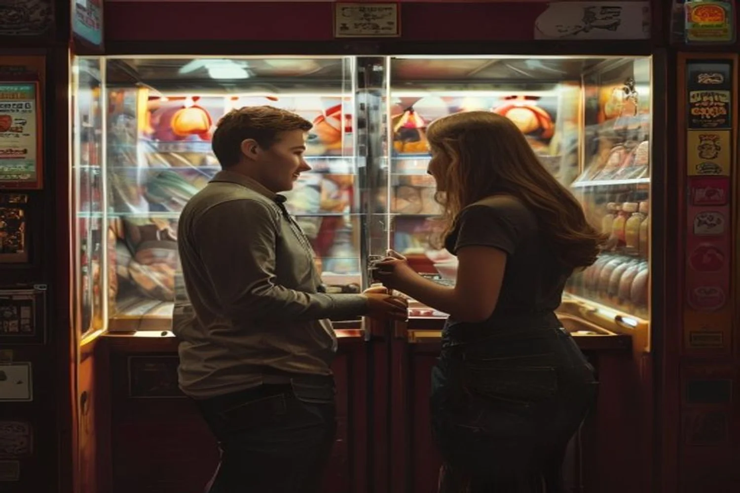 Claw Machine Budget Battle date-night setting.