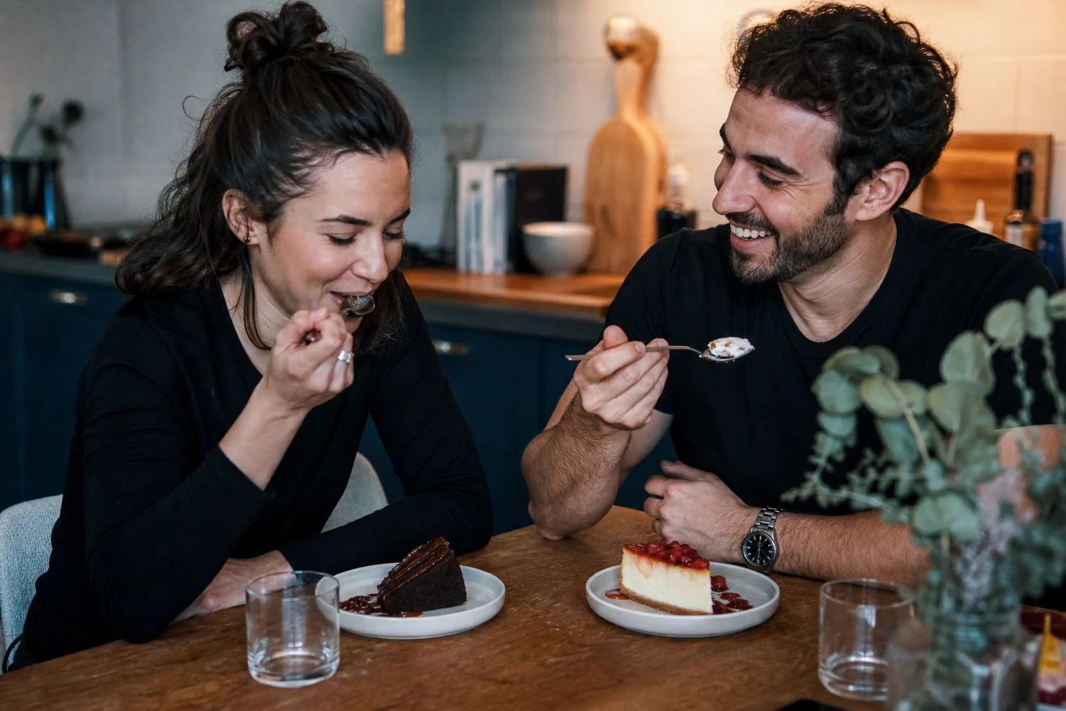 Dessert Before Dinner date-night setting.