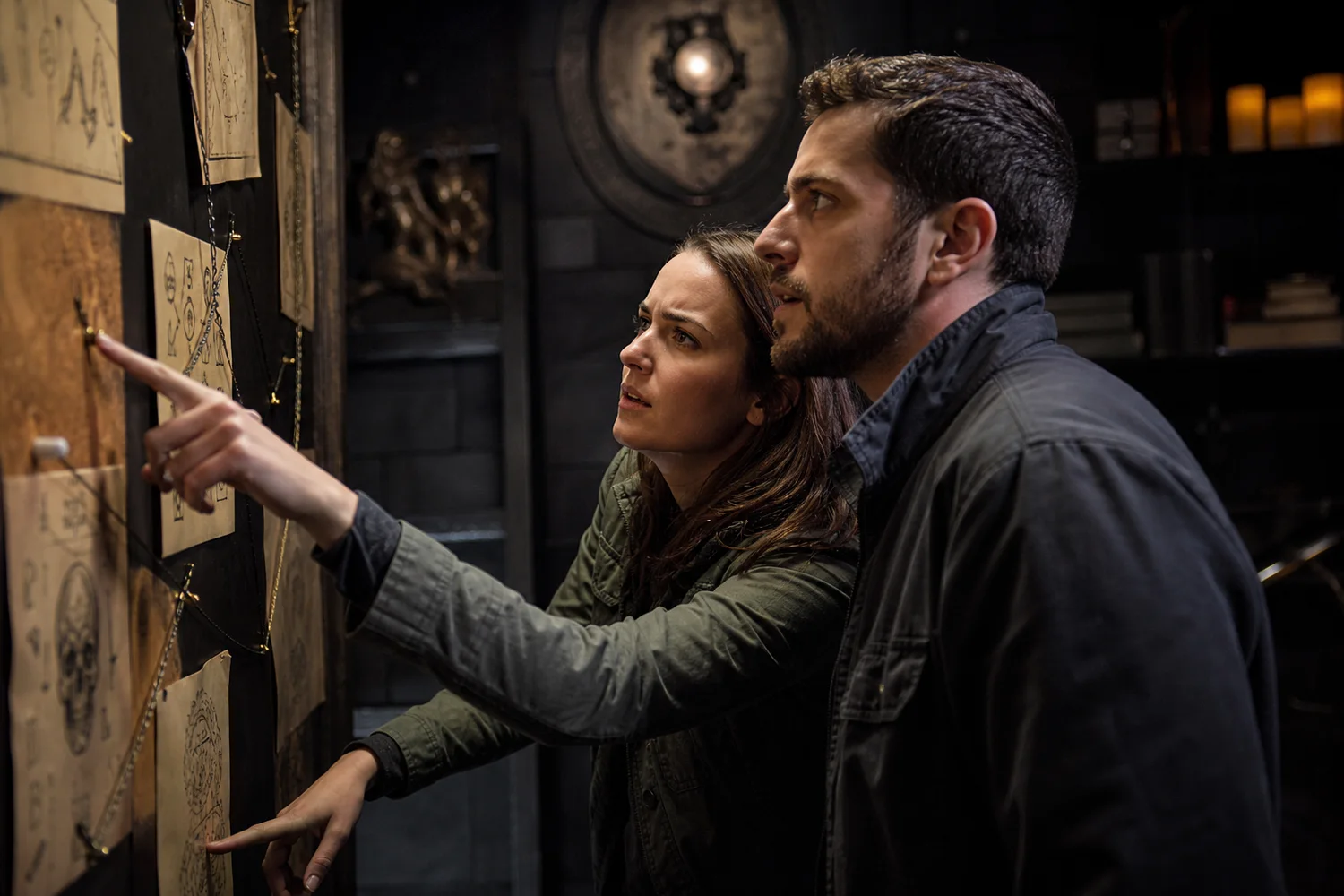 Escape Room Strategy Date date-night setting.