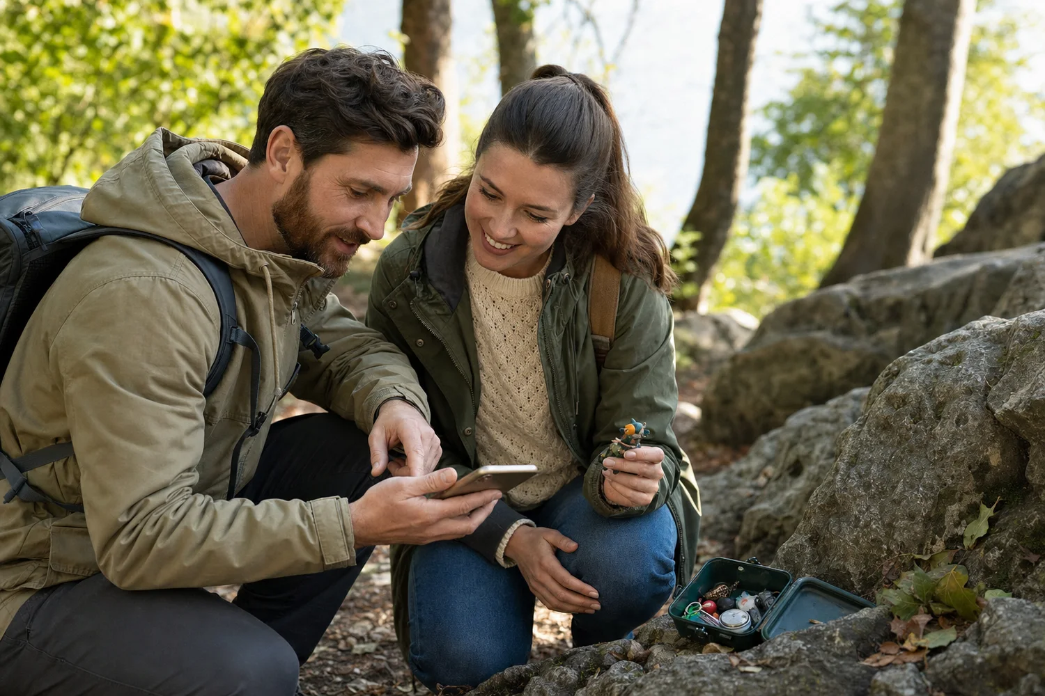 Geocache Starter Date date-night setting.