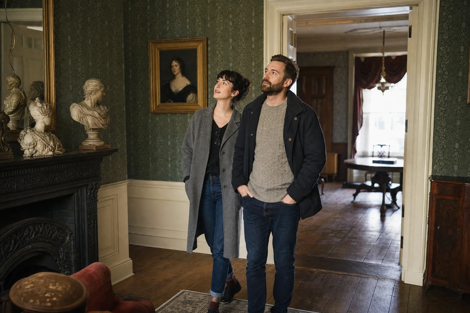 Historic House Tour date-night setting.