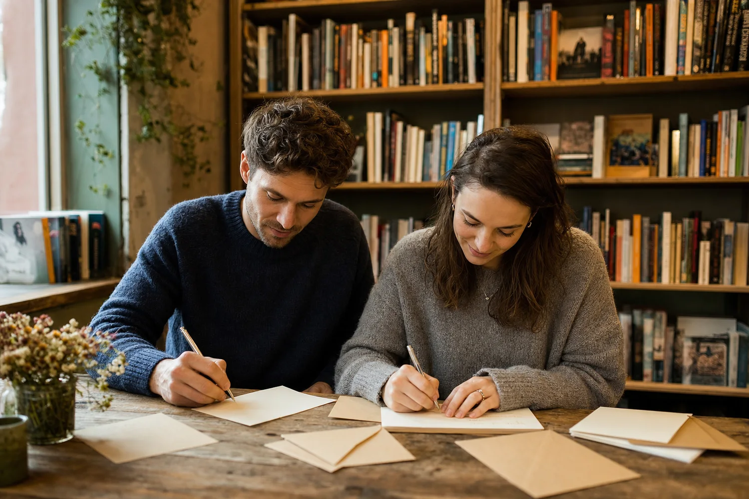 Letters for the Next Hard Week date-night setting.