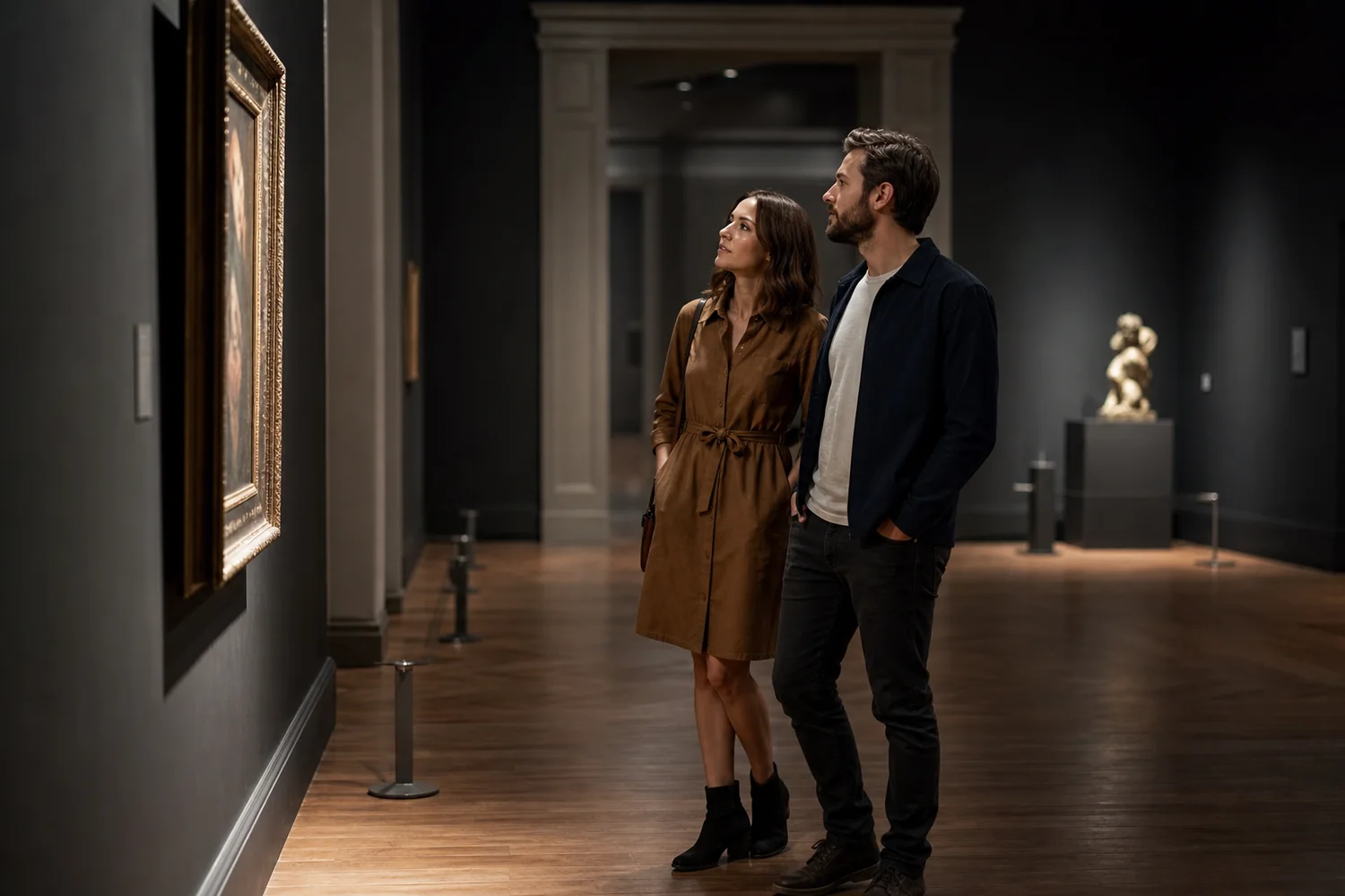Museum One-Room Date date-night setting.