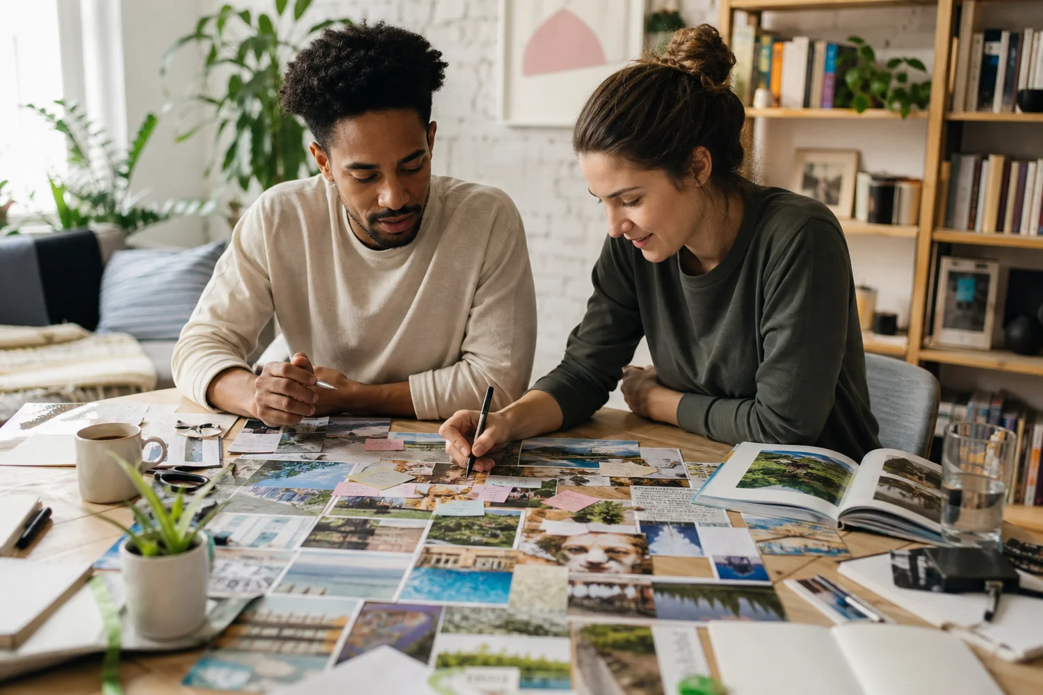 Shared Dream Map date-night setting.