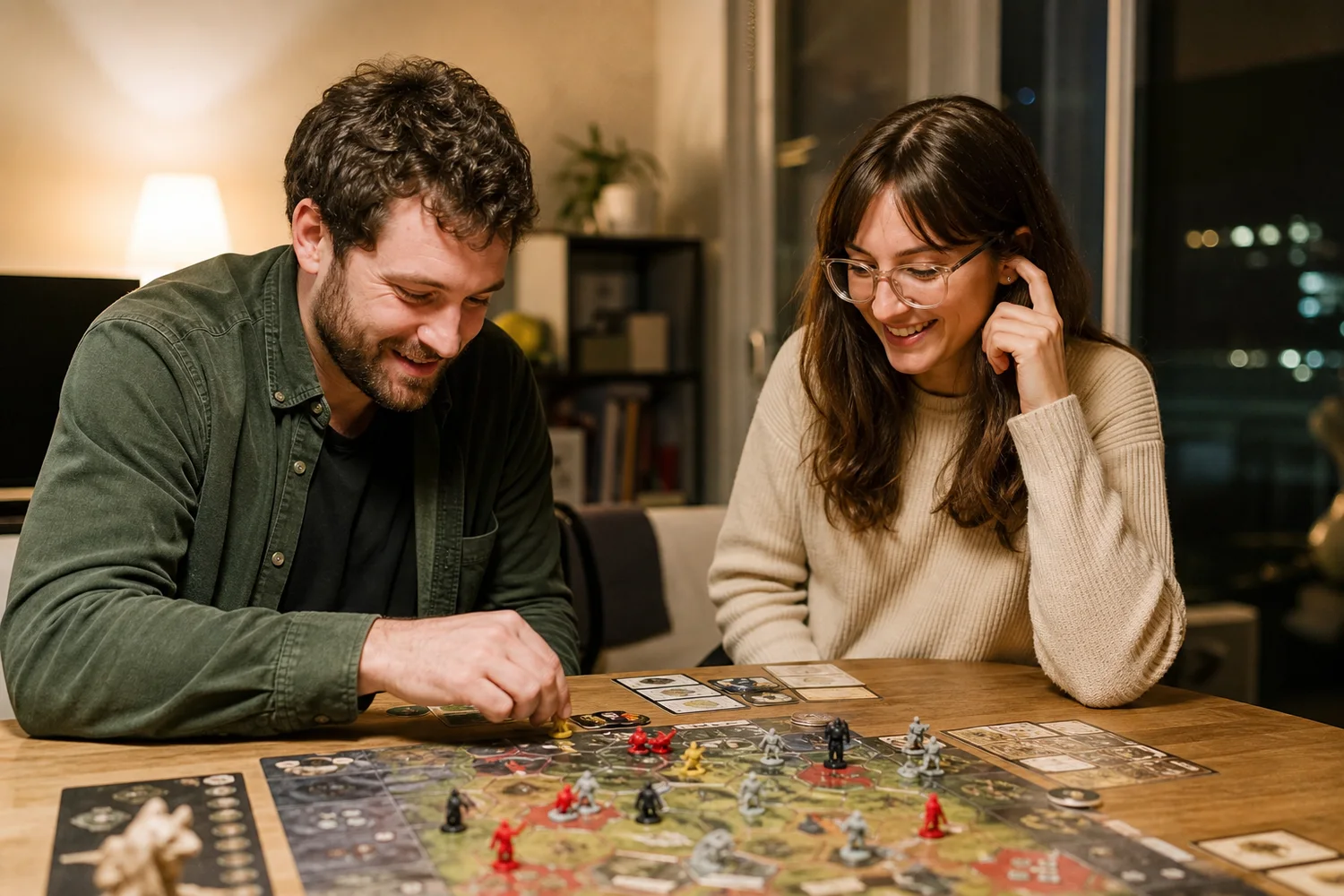 Tabletop Tournament date-night setting.