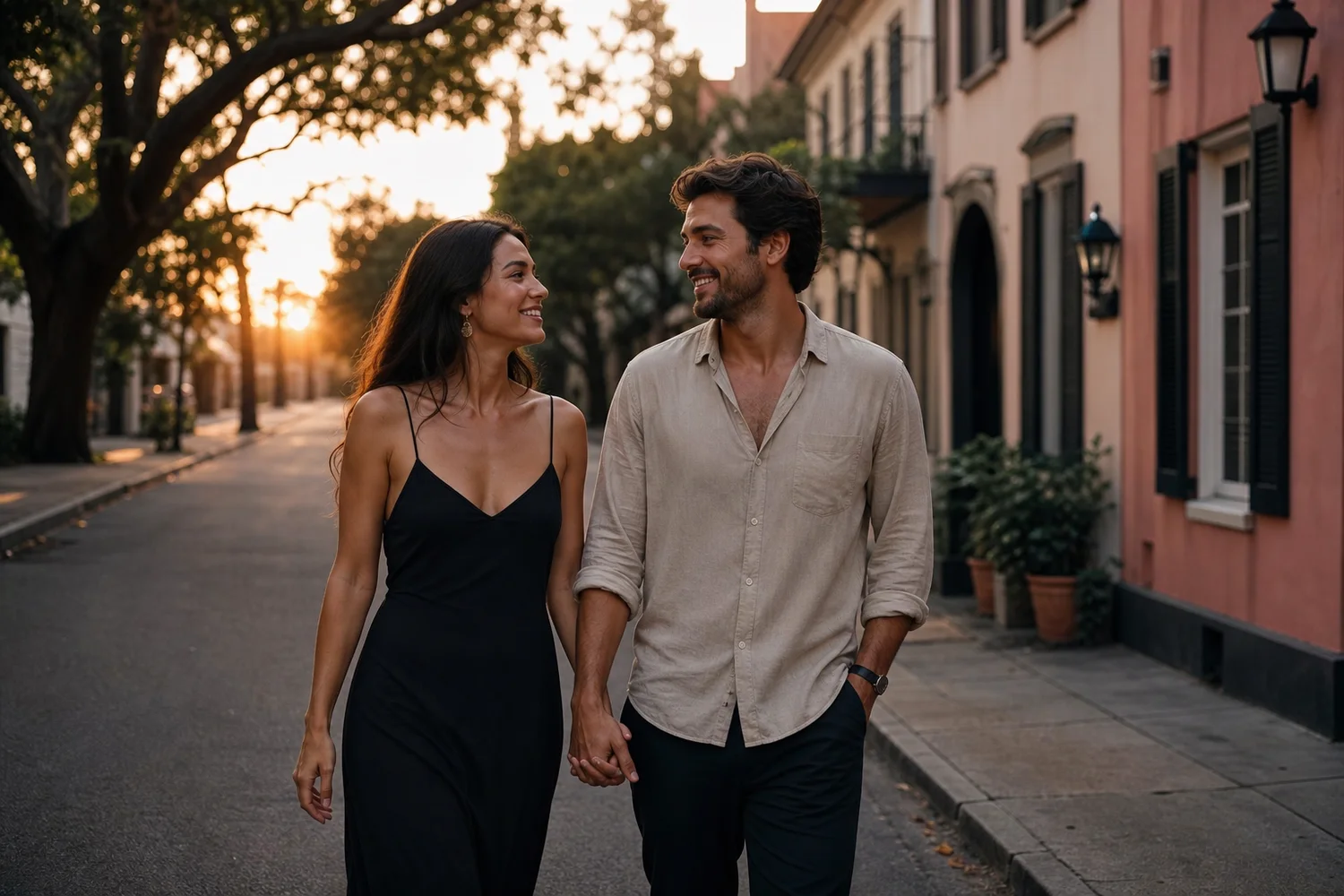 Take the Long Way to Dinner date-night setting.