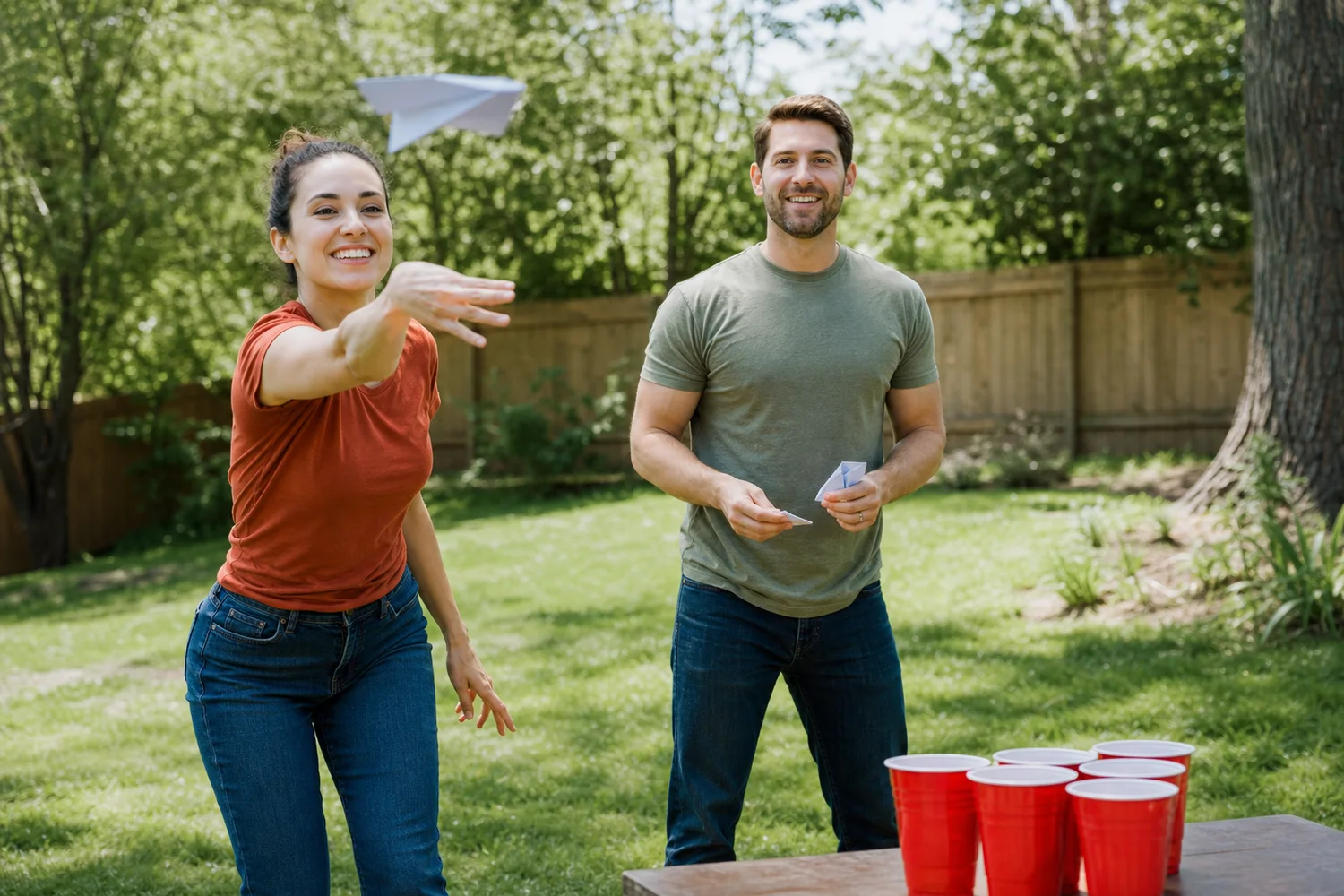 Two-Person Field Day date-night setting.