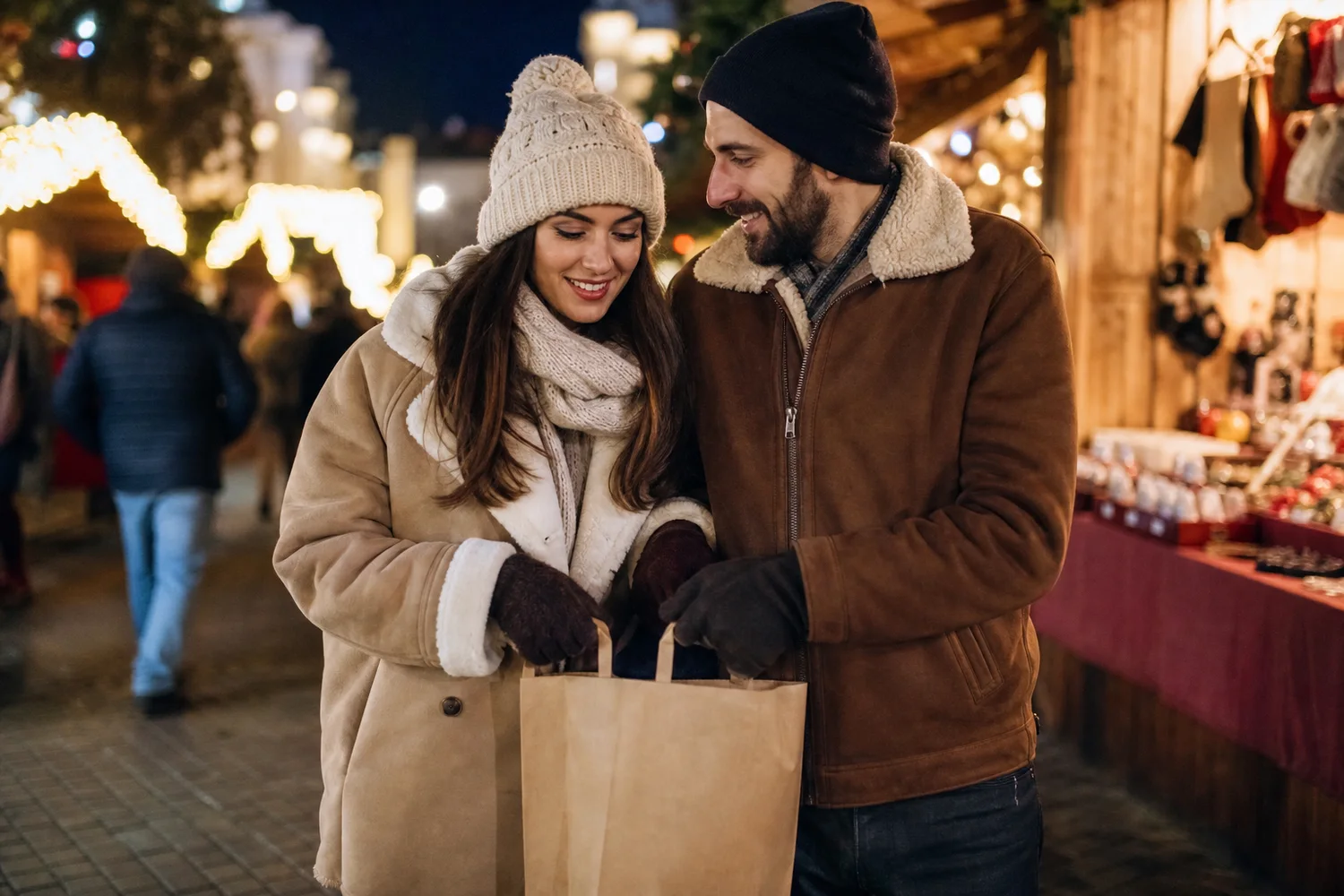 Winter Market One-Bag Date date-night setting.